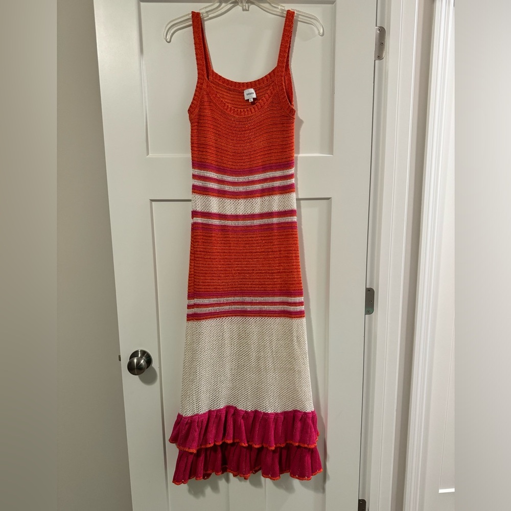 Suboo Cover dress Bright Pink/Orange Size L